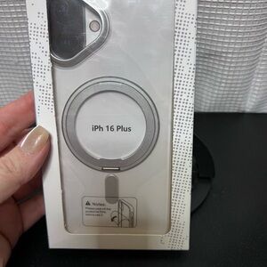 Silver iPhone 16 Plus Case with Sleek Design